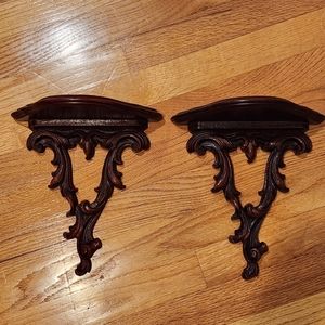 Antique Syracuse Syroco Sconces